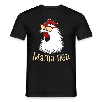 Maman Poule Poulet Maman Fermier Animal De Ferme - T-shirt homme - noir - Devant - AI Model Male 178 light (178cm)
