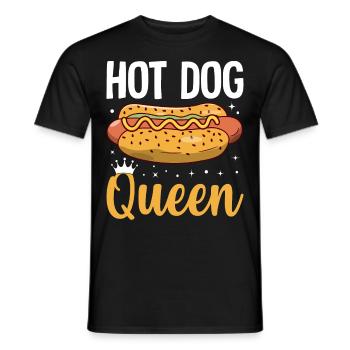 Wurstbrötchen Gegrillter Hot Dog - Männer T-Shirt - Schwarz - Vorne - AI Model Male 178 light (178cm)