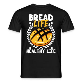 Bread Baking Bread Maker - Men's T-Shirt - black - Front - AI Model Male 178 light (178cm)