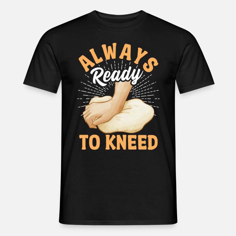 Brotbacken Brotbackautomat - Männer T-Shirt - Schwarz
