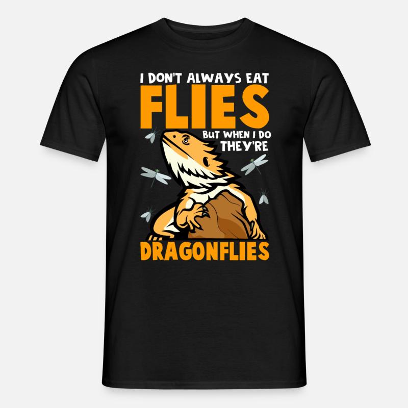 Libellen - Männer T-Shirt - Schwarz