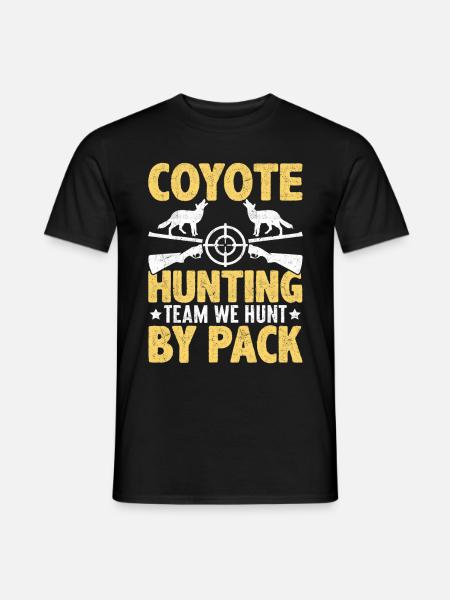 Coyote Hunter Yote - Men's T-Shirt - black