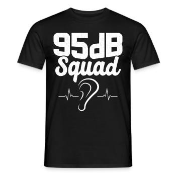 Deaf Pride Awareness ASL Gebärdensprache - Männer T-Shirt - Schwarz - Vorne - AI Model Male 178 light (178cm)