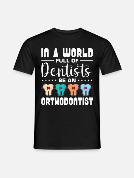 Orthodontiste - T-shirt homme - noir