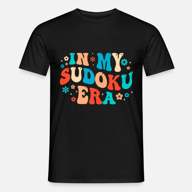 Witziger Sudoku Spruch - Männer T-Shirt - Schwarz