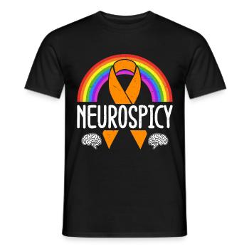 Neurodiversität Neurodivers Autismus Adhs - Männer T-Shirt - Schwarz - Vorne - AI Model Male 178 light (178cm)