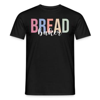 Brotbäcker Brotbacken Bäckerei Konditorei - Männer T-Shirt - Schwarz - Vorne - AI Model Male 178 light (178cm)