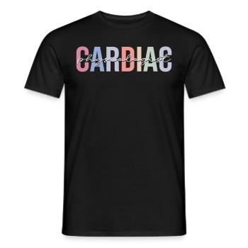 Herzphysiologe Krankenschwester Kardiologie Kardio - Männer T-Shirt - Schwarz - Vorne - AI Model Male 178 light (178cm)