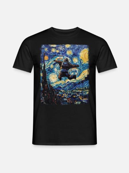 Wingsuit Wingsuit Volant Aviator Skyde Sternennac - T-shirt homme - noir