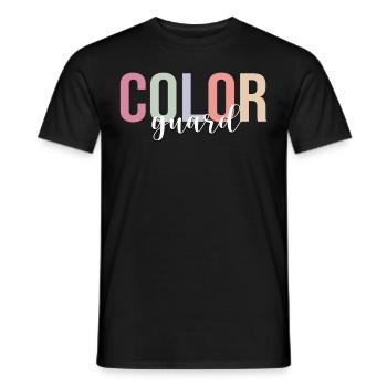 Flag Guard Marching Band - Men's T-Shirt - black - Front - AI Model Male 178 light (178cm)