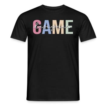 Concepteurs de jeux Développeurs de jeux Développeurs de jeux - T-shirt homme - noir - Devant - AI Model Male 178 light (178cm)