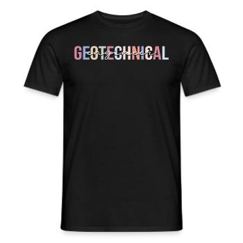 Geotechniker Ingenieurwesen - Männer T-Shirt - Schwarz - Vorne - AI Model Male 178 light (178cm)