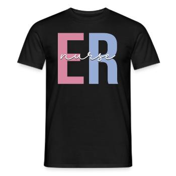 Er Krankenschwester Notfall Krankenschwester - Männer T-Shirt - Schwarz - Vorne - AI Model Male 178 light (178cm)