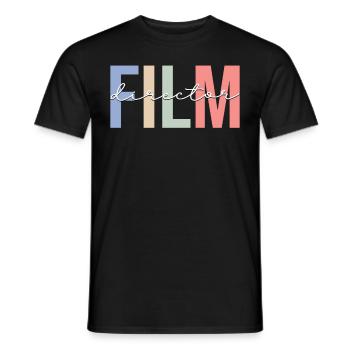 Film Regisseur Filmemacher Filmemachen - Männer T-Shirt - Schwarz - Vorne - AI Model Male 178 light (178cm)