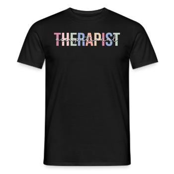 Occupational Therapist Occupational Therapy O - Men's T-Shirt - black - Front - AI Model Male 178 light (178cm)