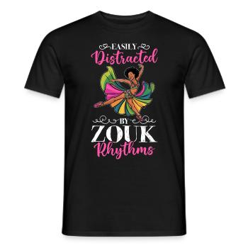 Witziger Zouk Tänzer Spruch - Männer T-Shirt - Schwarz - Vorne - AI Model Male 178 light (178cm)