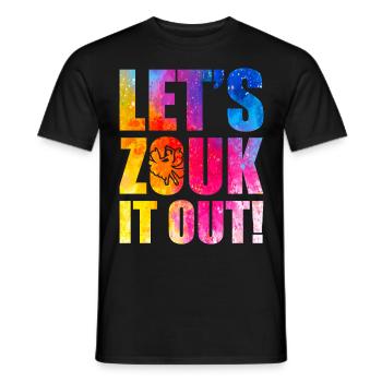 Witziger Zouk Tänzer Spruch - Männer T-Shirt - Schwarz - Vorne - AI Model Male 178 light (178cm)