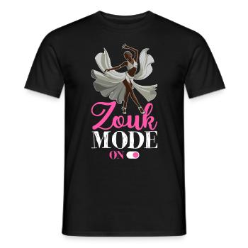 Witziger Zouk Tänzer Spruch - Männer T-Shirt - Schwarz - Vorne - AI Model Male 178 light (178cm)