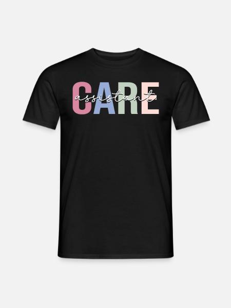 Pflegeassistentin Patientenpflegeassistentin PCA K - Männer T-Shirt - Schwarz