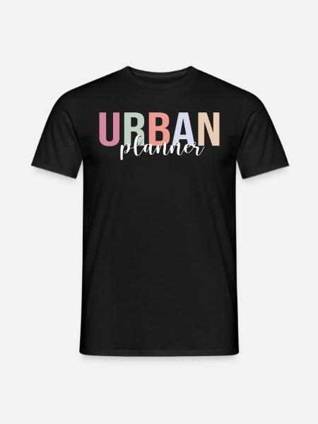 Urban Planner Planning - Men's T-Shirt - black