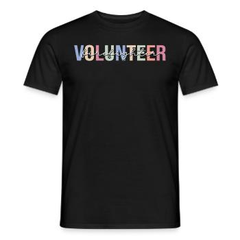 Pompiers volontaires Pompiers - T-shirt homme - noir - Devant - AI Model Male 178 light (178cm)