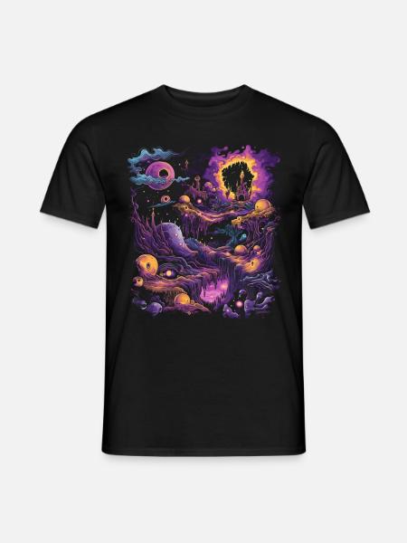 Weirdcore Ästhetischer Albtraum Dreamcore Pastell - Männer T-Shirt - Schwarz