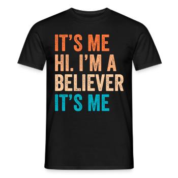 Katholische Religion Kirche Bibel Jesus - Männer T-Shirt - Schwarz - Vorne - AI Model Male 178 light (178cm)