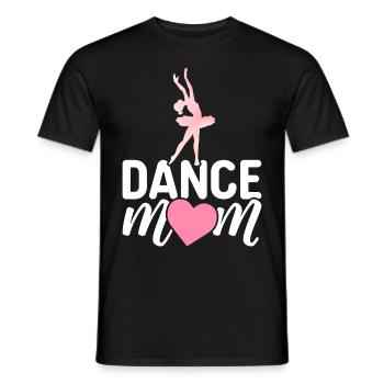 Ballerine Ballet Danseuse Maman Danse Maman - T-shirt homme - noir - Devant - AI Model Male 178 light (178cm)