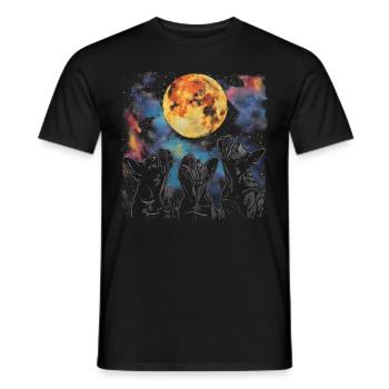 Bouledogue Français Frenchie Chien Hurlant Mon - T-shirt homme - noir - Devant - AI Model Male 178 light (178cm)