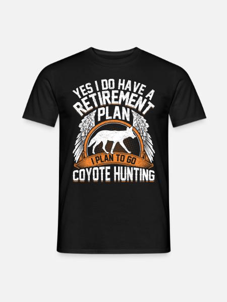 Coyote Hunter Yote - Men's T-Shirt - black
