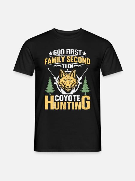 Coyote Hunter Yote - Men's T-Shirt - black