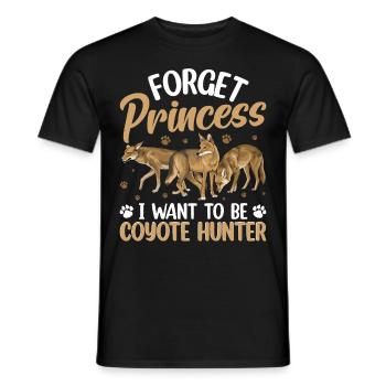 Coyote Hunting Yote - Men's T-Shirt - black - Front - AI Model Male 178 light (178cm)