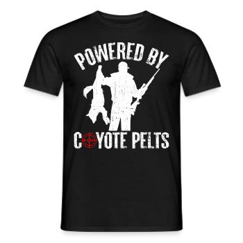 Chasse au coyote Chasseur de coyotes Yote - T-shirt homme - noir - Devant - AI Model Male 178 light (178cm)