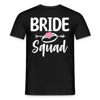 Bride Squad Brautparty Junggesellenabschied - Männer T-Shirt - Schwarz - Vorne - AI Model Male 178 light (178cm)