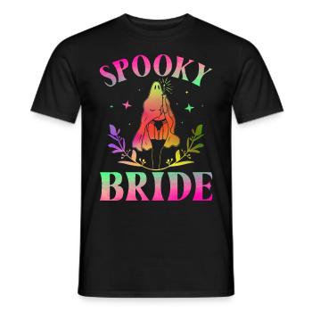 Gespenstische Braut Brautparty Junggesellenabschie - Männer T-Shirt - Schwarz - Vorne - AI Model Male 178 light (178cm)