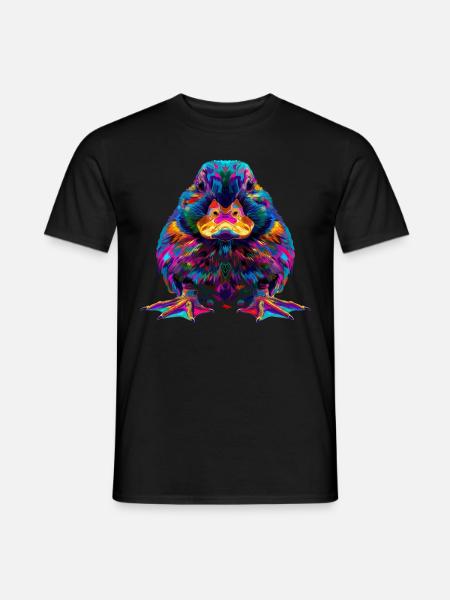 Platypus Mammal Popart - Men's T-Shirt - black