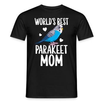 Meilleur Perruche Maman Perruche Perroquet Wel - T-shirt homme - noir - Devant - AI Model Male 178 light (178cm)