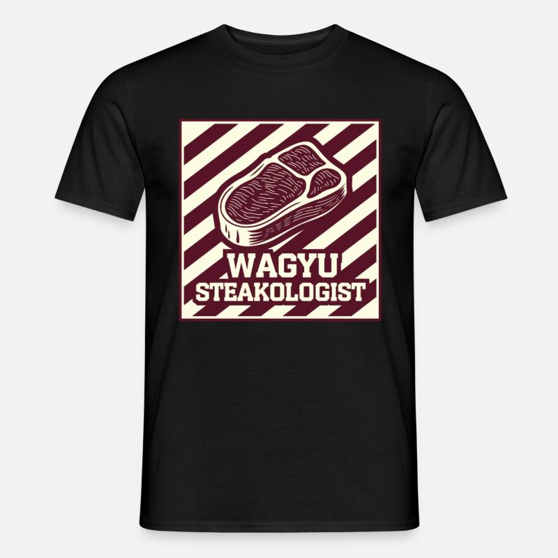 Wagyu Steak - Männer T-Shirt - Schwarz