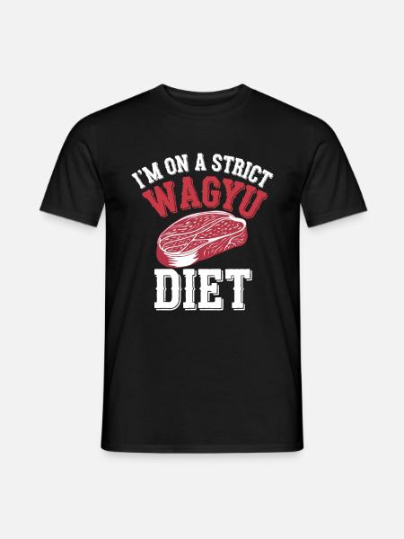 Wagyu Steak - Men's T-Shirt - black