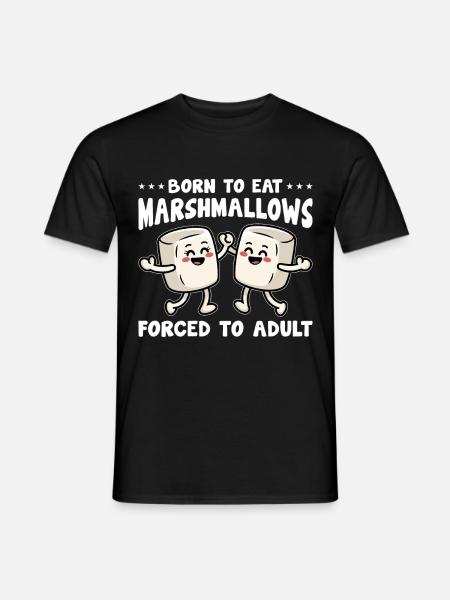 Marshmallow - Men's T-Shirt - black