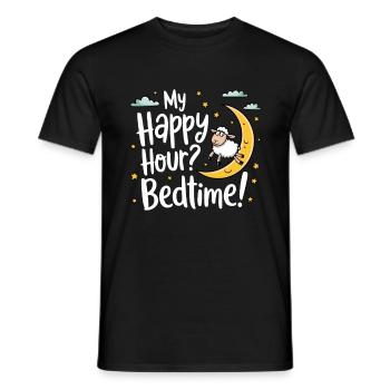 Funny Sleep Saying - Men's T-Shirt - black - Front - AI Model Male 178 light (178cm)