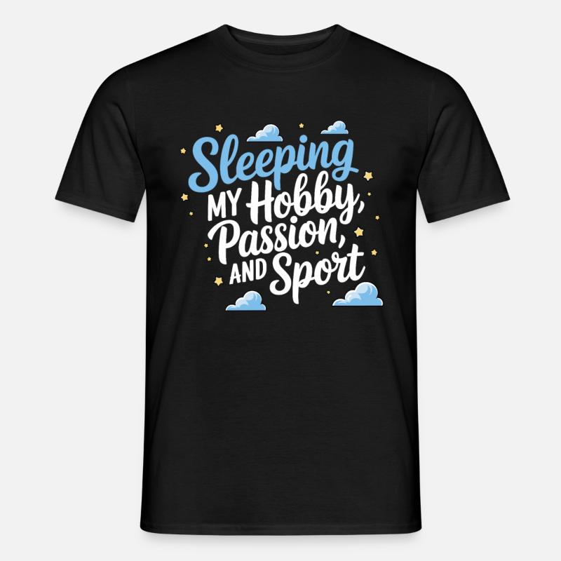 Witziger Schlaf Spruch - Männer T-Shirt - Schwarz