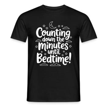 Funny Sleep Saying - Men's T-Shirt - black - Front - AI Model Male 178 light (178cm)