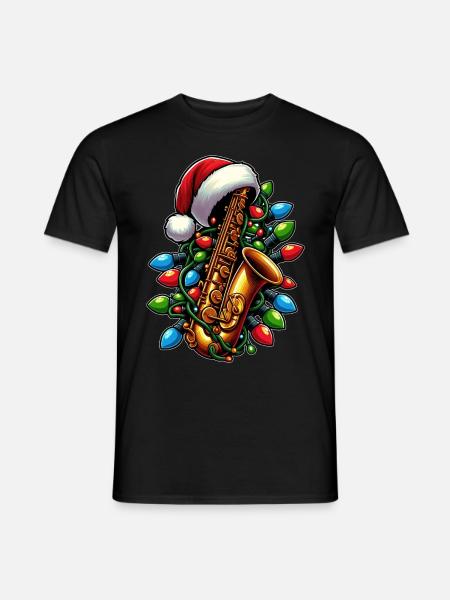 Saxophonist Saxophonist Saxist Sax - Männer T-Shirt - Schwarz