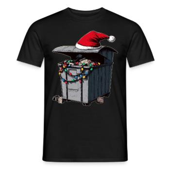 Dumpster Diving Mülltaucher Trash Picker - Männer T-Shirt - Schwarz - Vorne - AI Model Male 178 light (178cm)