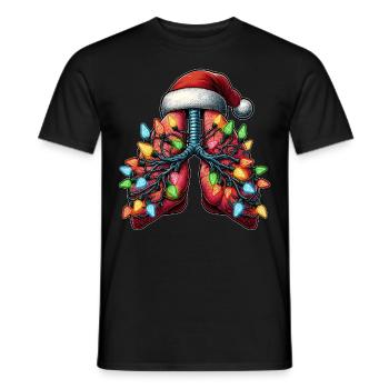 Respiratory Therapist Respiratory Therapy - Men's T-Shirt - black - Front - AI Model Male 178 light (178cm)