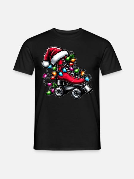 Rollschuhlaufen Skater Skate Rollschuhe - Männer T-Shirt - Schwarz