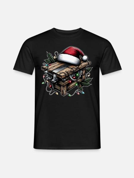 Menuisier Menuiserie Menuiserie Noël - T-shirt homme - noir