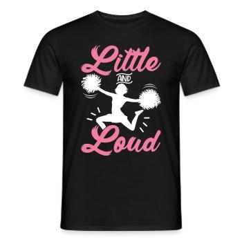 Funny Cheerleading Cheerleader Cheer Squad Klei - Men's T-Shirt - black - Front - AI Model Male 178 light (178cm)