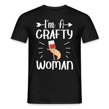 Funny Craft Beer Hops Home Brew I'm a - Men's T-Shirt - black - Front - AI Model Male 178 light (178cm)